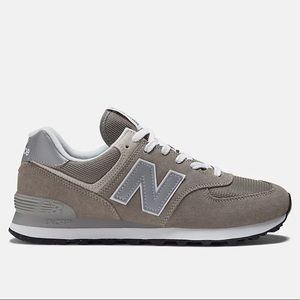Lightly worn New Balance 574 Grey & White